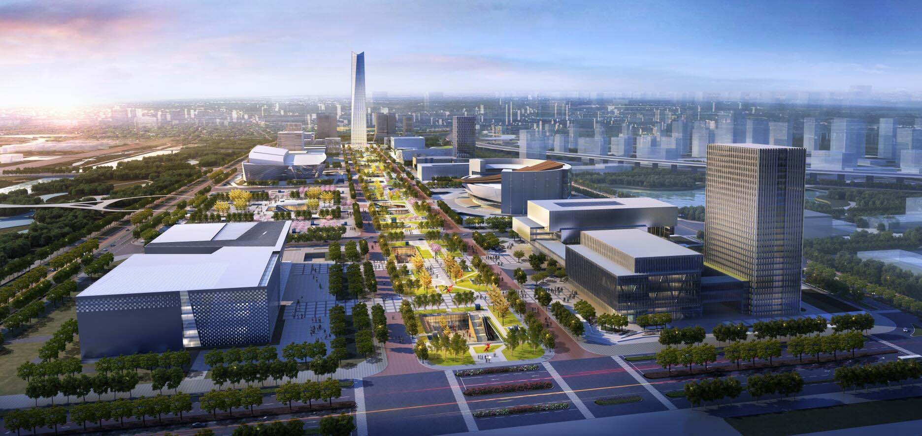 标准化施工:郑州市民公共文化服务区地下空间项目