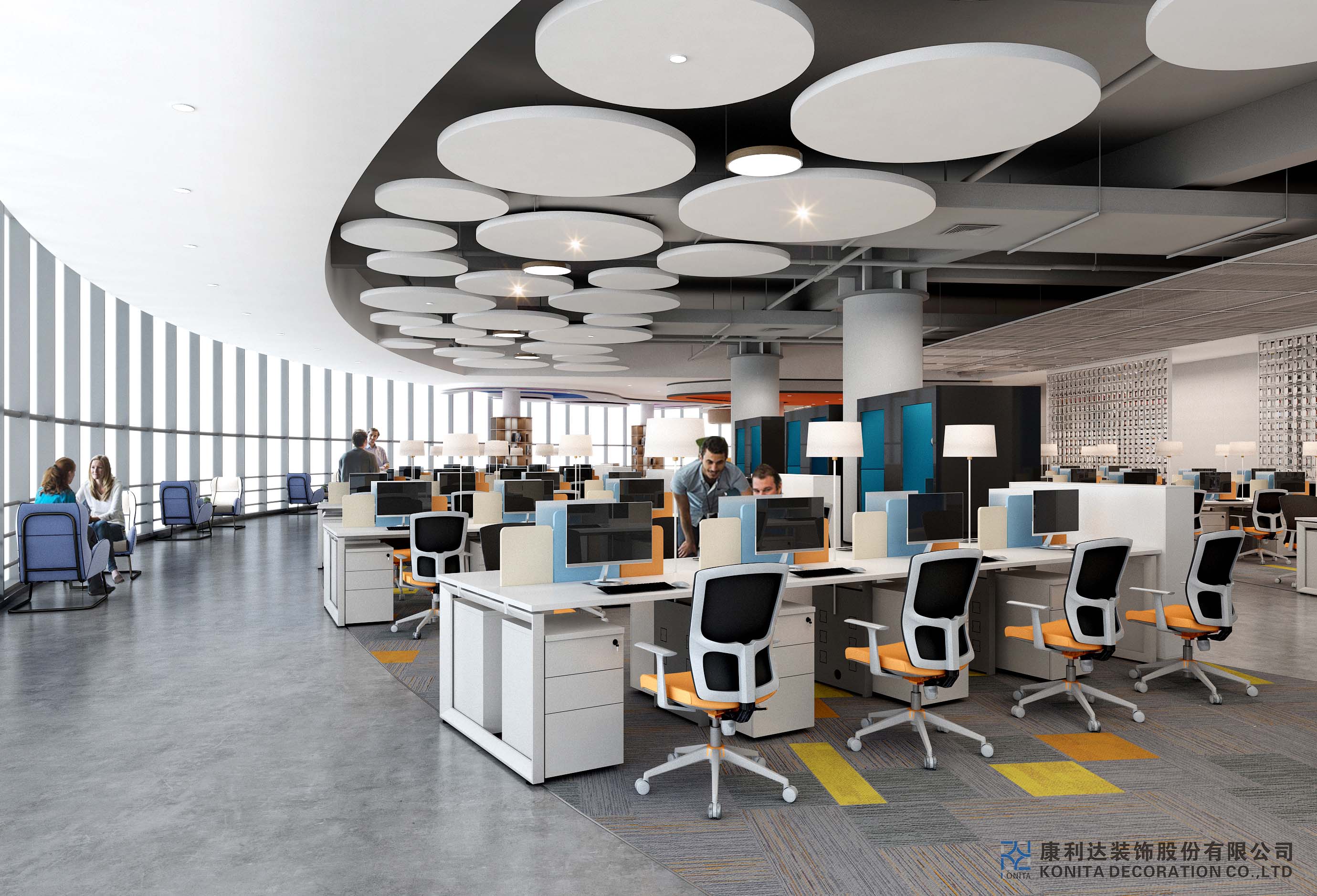 KONITA DESIGN | 合肥文峰商务中心办公空间设计